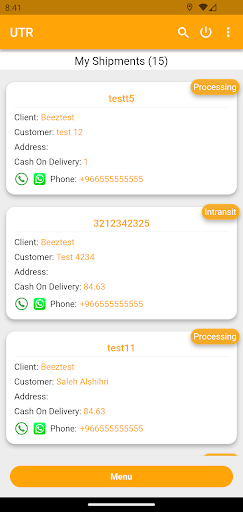 Beez Drivers App Screen 2