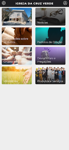 Android application Igreja da Cruz Verde screenshort