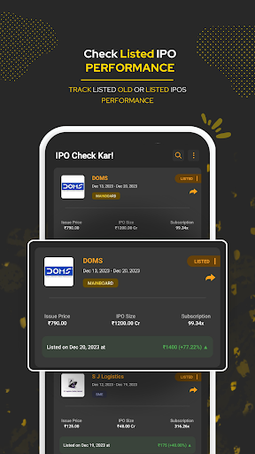 IPO Check Kar - GMP Sub & News Screenshot