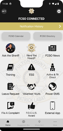 Android application FCSO Connected screenshort