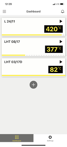 Android application MyNabertherm screenshort