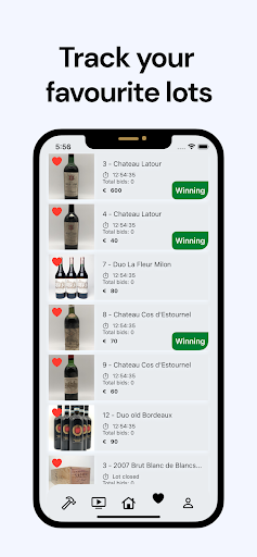 Ampersand Wine Auctions Screen 3