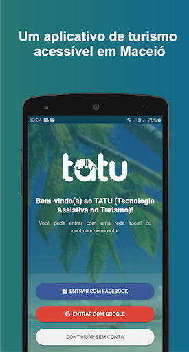 Android application TATU: Turismo e Acessibilidade screenshort