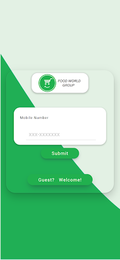Android application Food World screenshort