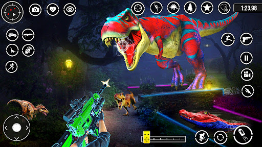 Android application Real Dino Hunting 3D shooting screenshort