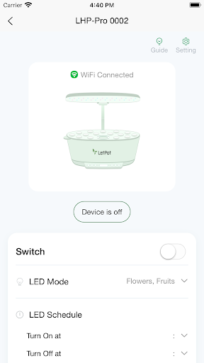 LetPot Screen 2