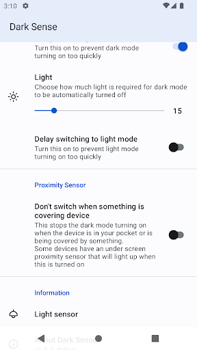 Dark Sense - Auto dark theme Screen 3