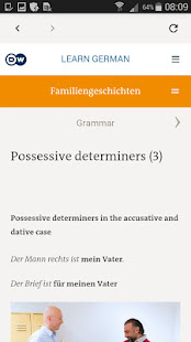 DW Learn German - A1, A2, B1 and placement test