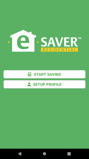 Android application e-Saver Residential screenshort