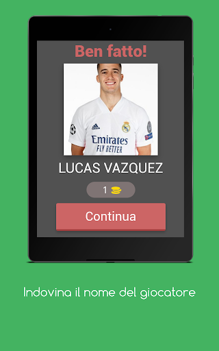 Indovina il nome dei giocatori del Real Madrid