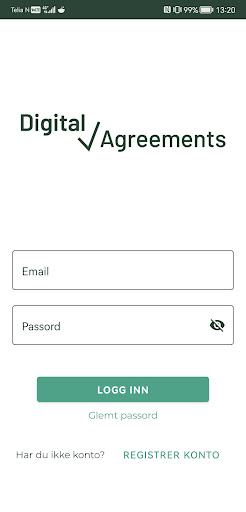 Android application Digital Agreements screenshort