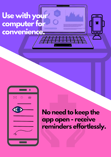 Android application EyeD - Smart Blink Reminder screenshort
