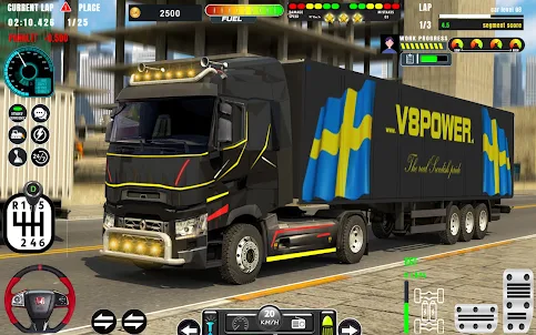 Реальный грузовой транспорт 3d