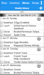 Grocery Tracker Shopping List