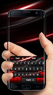 Black Red Keyboard For PC installation