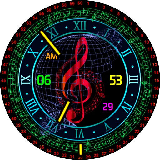Musical Notes Watch Face Screen 3