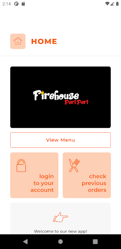 Android application Firehouse Peri Peri B24 screenshort