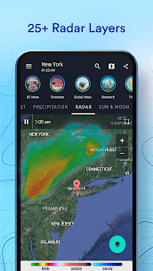 تحميل تطبيق 1Weather pro لمتابعة أخبار الطقس للأندرويد 2022 5