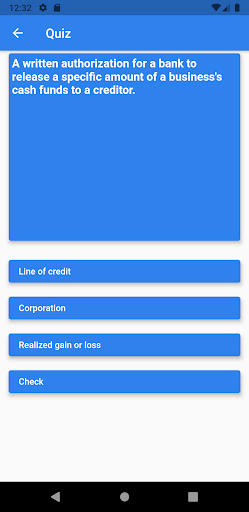 Business Degree Study Guide Screen 2