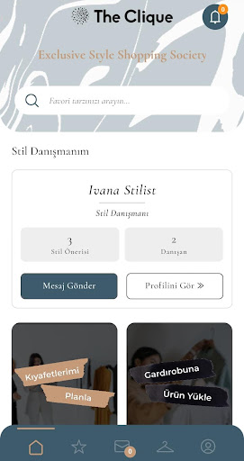 Android application The Clique screenshort
