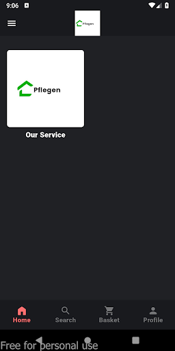 Android application PFLEGEN screenshort