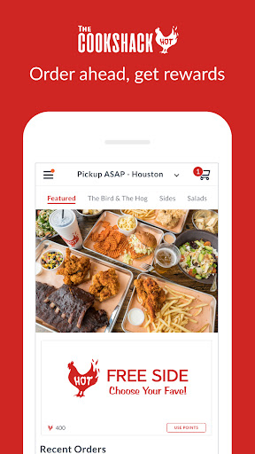 Android application The Cookshack screenshort