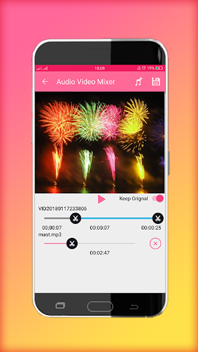 Audio Video Mixer Video to mp