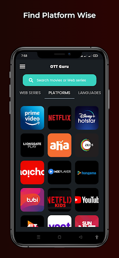 OTT Guru - Latest Movies info Screen 3