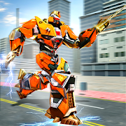 Flying Rope Hero Robot Fight Simulator  Icon