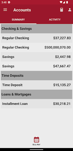 McClave State Bank Mobile Screen 3
