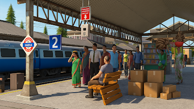 Indian Train Simulator 3D poster 8