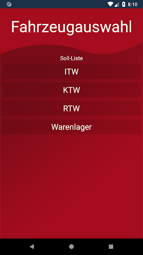 Android application SMARTCHECK screenshort