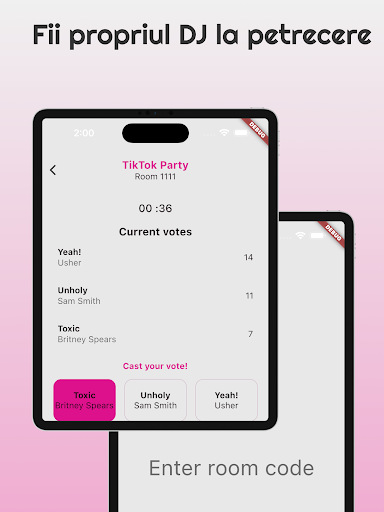 Craft Party vote songs live