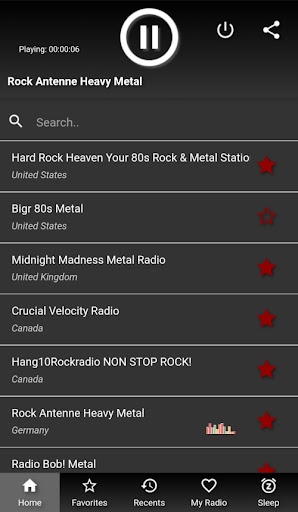 Android application Heavy Metal Music Nonstop screenshort