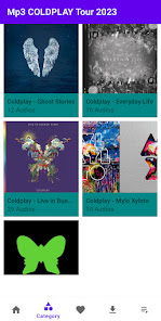 Captura de Pantalla 4 Mp3 Coldplay Tour 2023 android