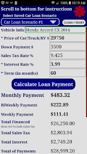 Auto Car Loan Payment Calculator Pro New Apk 5