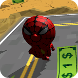 3D Spider Cat Man Run Game icon