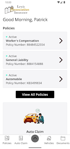 Lewis Association Ins Online Screen 2