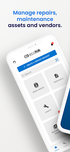 Android application techtrak screenshort