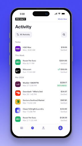 Privacy.com Screenshot 2 - AppWisp.com