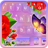 Rose Butterfly Keyboard Theme icon