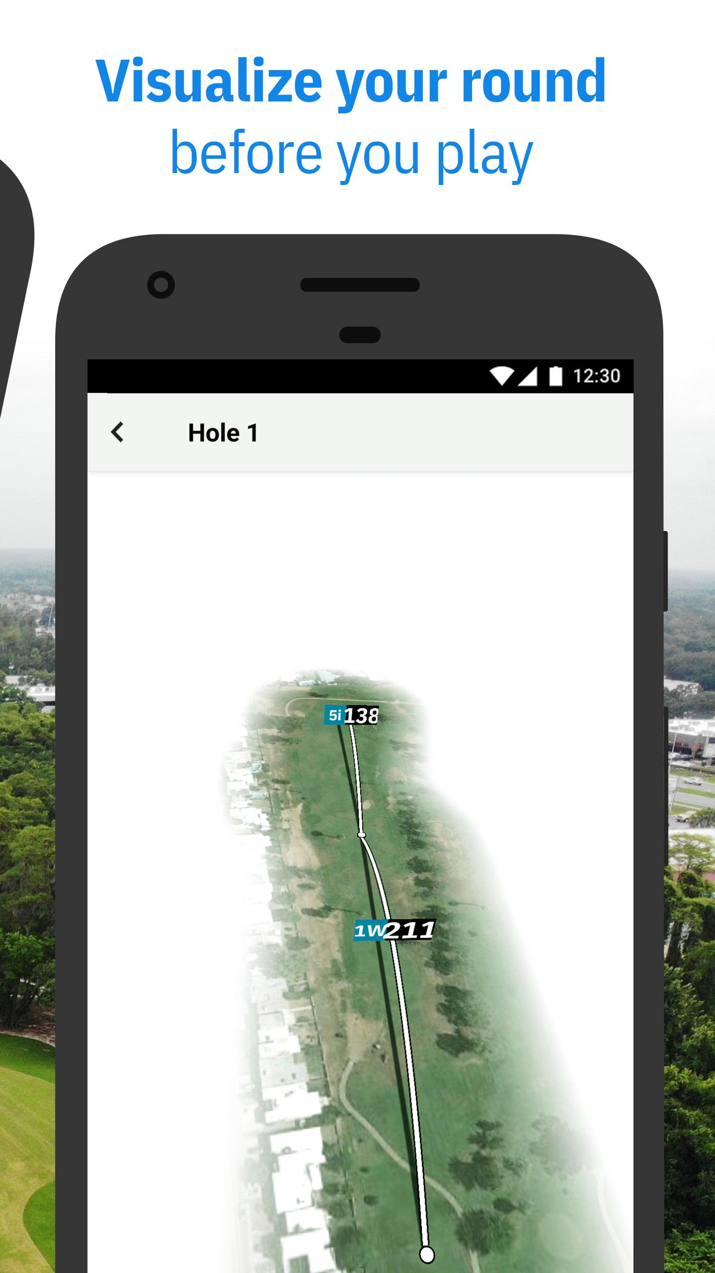 Android application Golfshot: Golf GPS + Caddie screenshort