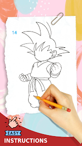 Captura de Pantalla 3 Draw : Anime & Manga Character android