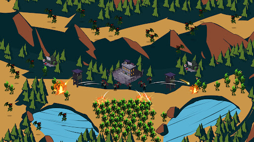Stick World Z: Zombie War TD 3