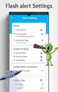 Flash Color Alert - LED Flash