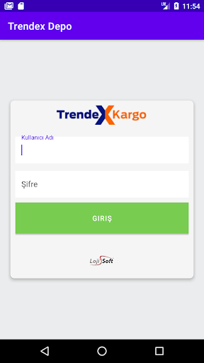 Trendex Kargo Depo Takip Screen 2