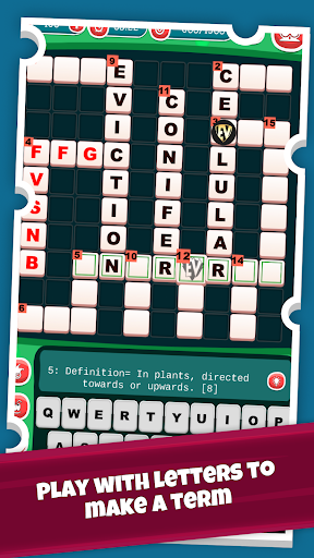 Botany Crossword Puzzle Screen 2