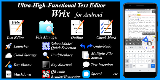 Wrix - Ultra Text Editor