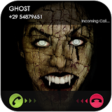 Ghost caller screen prank icon