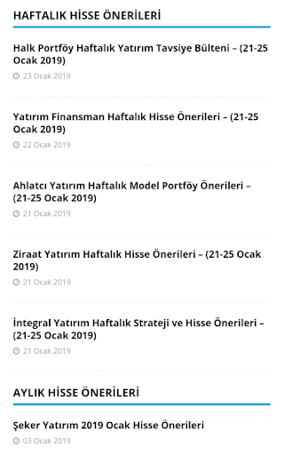 Hisse Önerileri Screen 3